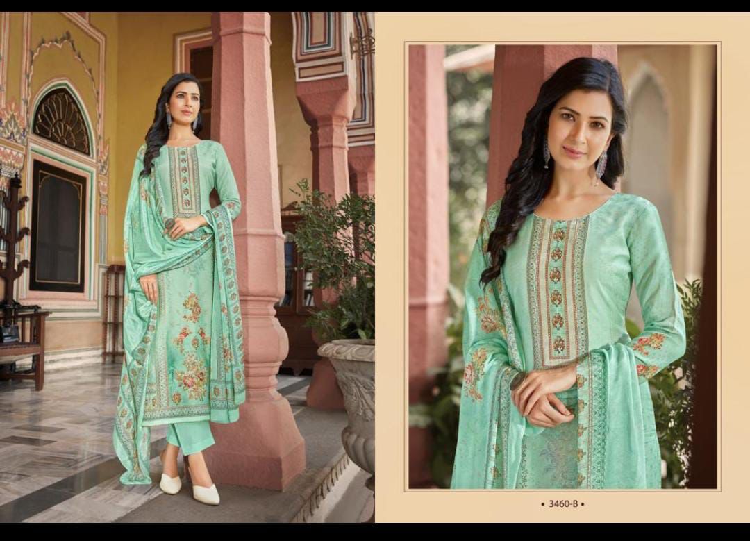 Rakhi Fashion Advita Designer Dress Material Catalog Lowest Price